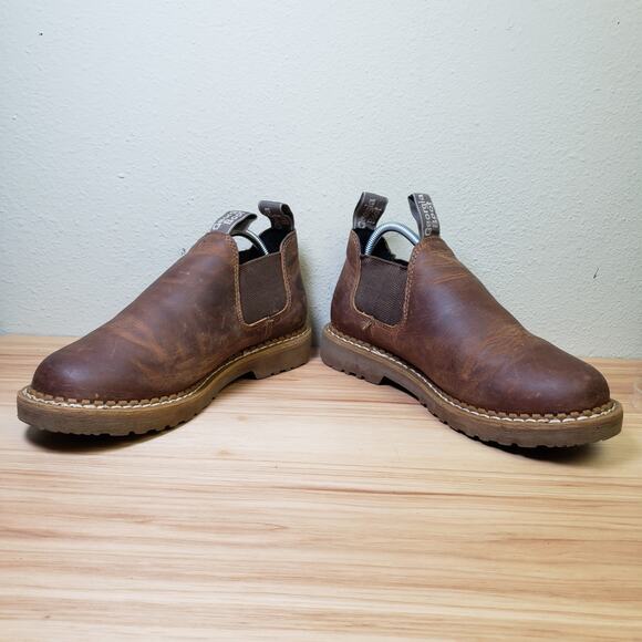 Georgia Giant Women's Size‎ 10 Brown Leather Work Boot Shoe Slip & Oil Resistant - Picture 3 of 7